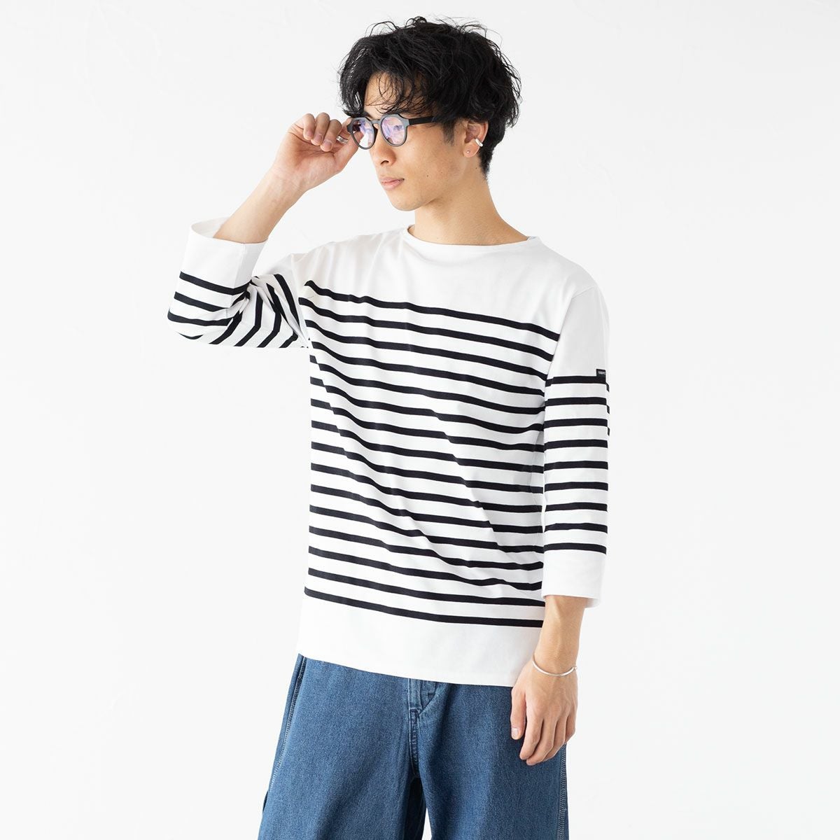カットソー(長袖/七分) SAINT JAMES NAVAL saint james セントジェームス[NAVAL ナヴァル 七分袖］ | Bless ON