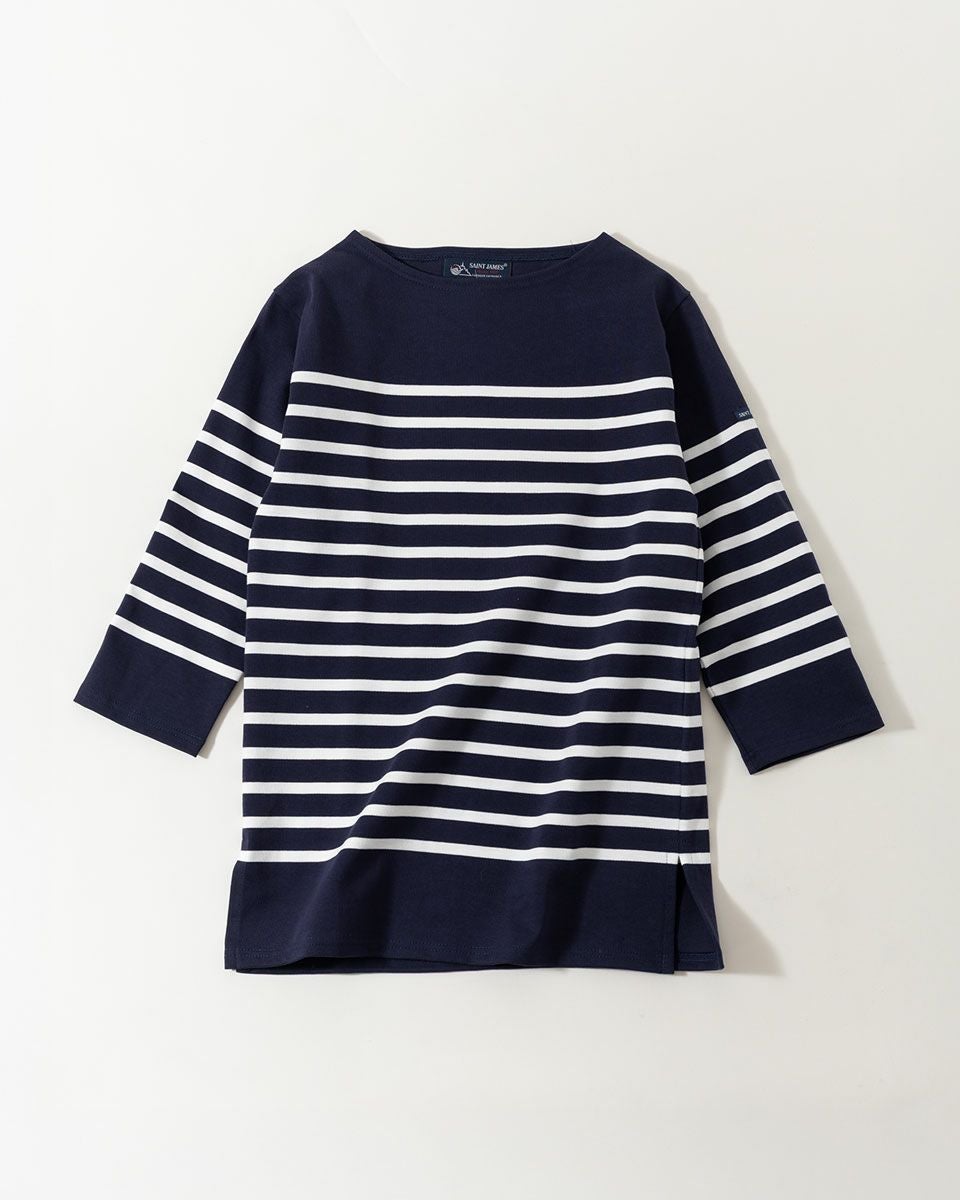セントジェームス ナバル 七分袖 ボーダー Tシャツ SAINT JAMES NAVAL