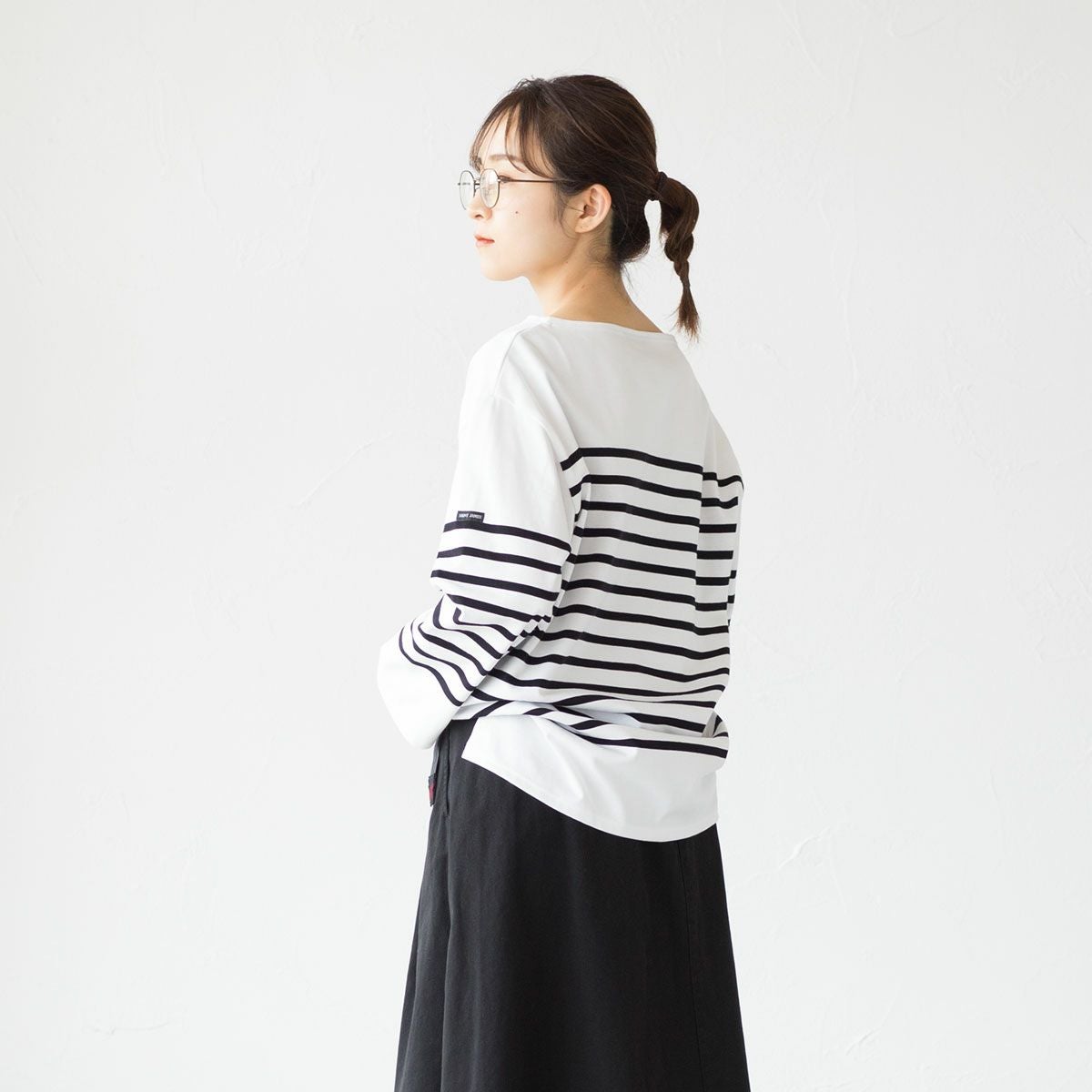 セントジェームス ナバル 七分袖 ボーダー Tシャツ SAINT JAMES NAVAL