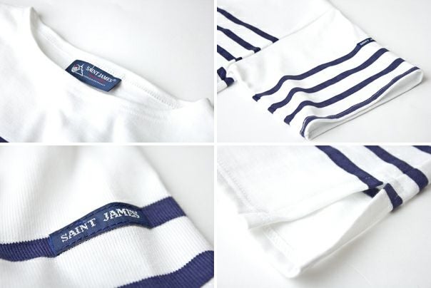セントジェームス ナバル 半袖 五分袖 ボーダー Tシャツ SAINT JAMES