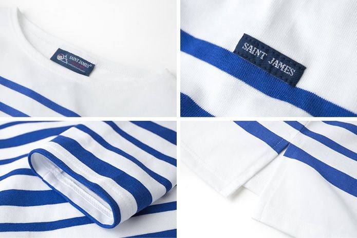 セントジェームス ナバル デュアルボーダー 長袖 Tシャツ DUAL BORDER