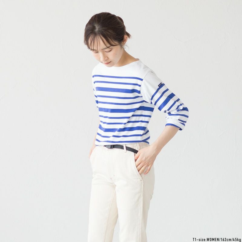 セントジェームス ナバル デュアルボーダー 長袖 Tシャツ DUAL BORDER