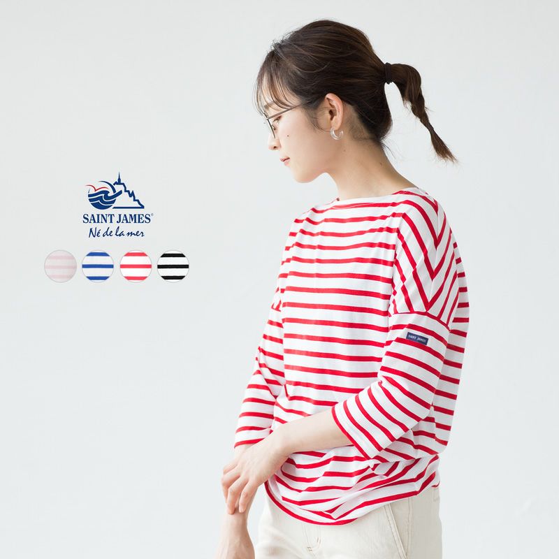 【SAINT JAMES/セントジェームス】別注  / モーレ ボーダー SAINT JAMES/セントジェームス 別注 MORLAIX/モーレ ボーダー（Tシャツ