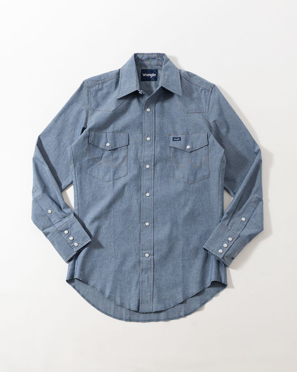米国直輸入 ラングラー ウエスタン ワークシャツ Wrangler 70136MW