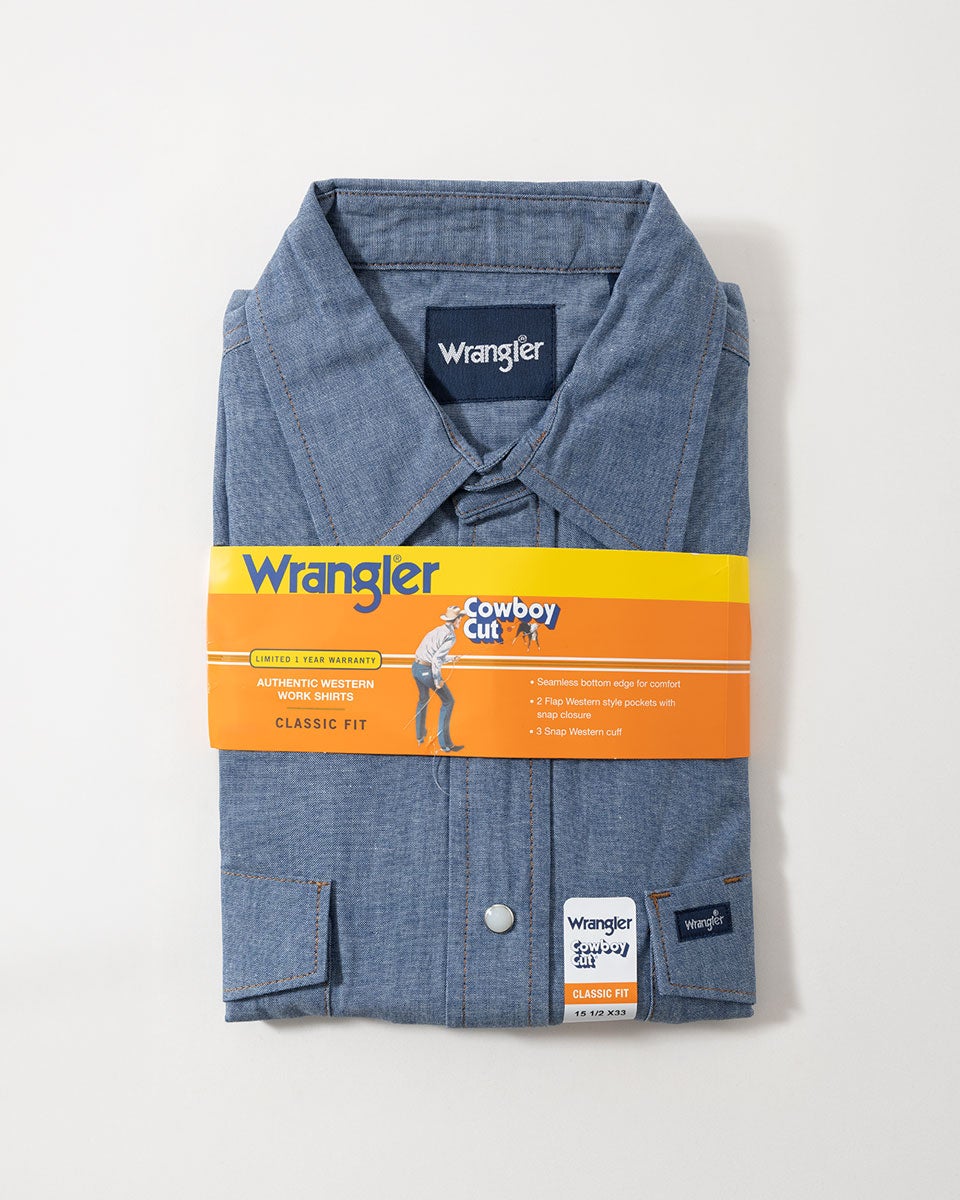 米国直輸入 ラングラー ウエスタン ワークシャツ Wrangler 70136MW