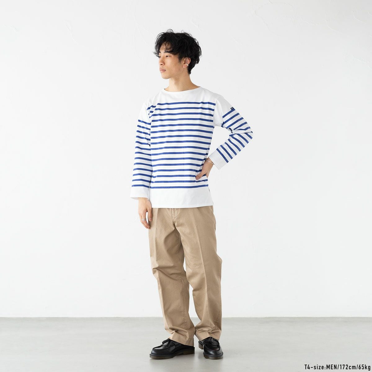 【新品未使用】【SAINT JAMES】NAVAL ナヴァルボーダー SAINT JAMES/セントジェームス】 NAVAL / ナヴァル ボーダー（Tシャツ