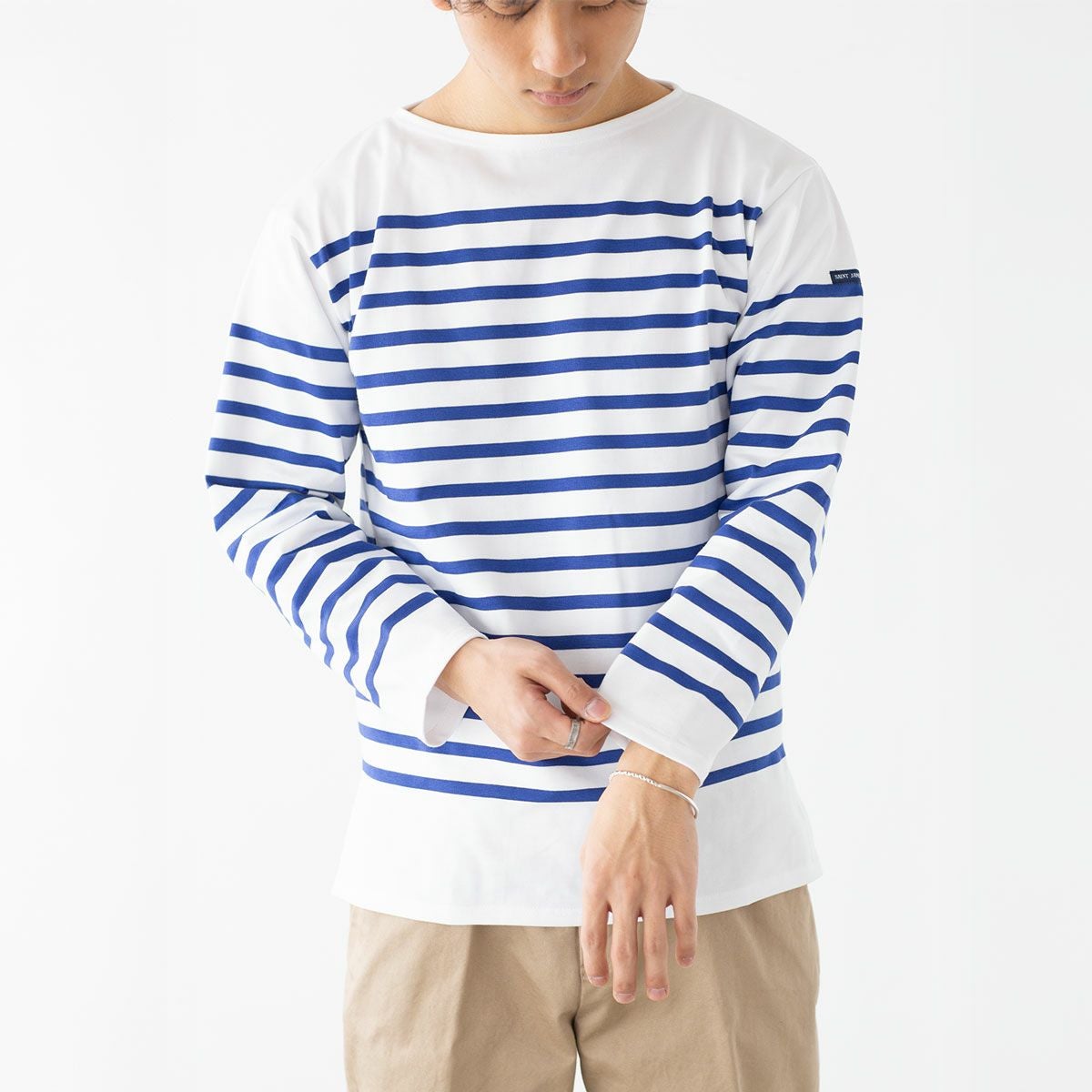 セントジェームス ナバル 長袖 ボーダー Tシャツ SAINT JAMES NAVAL