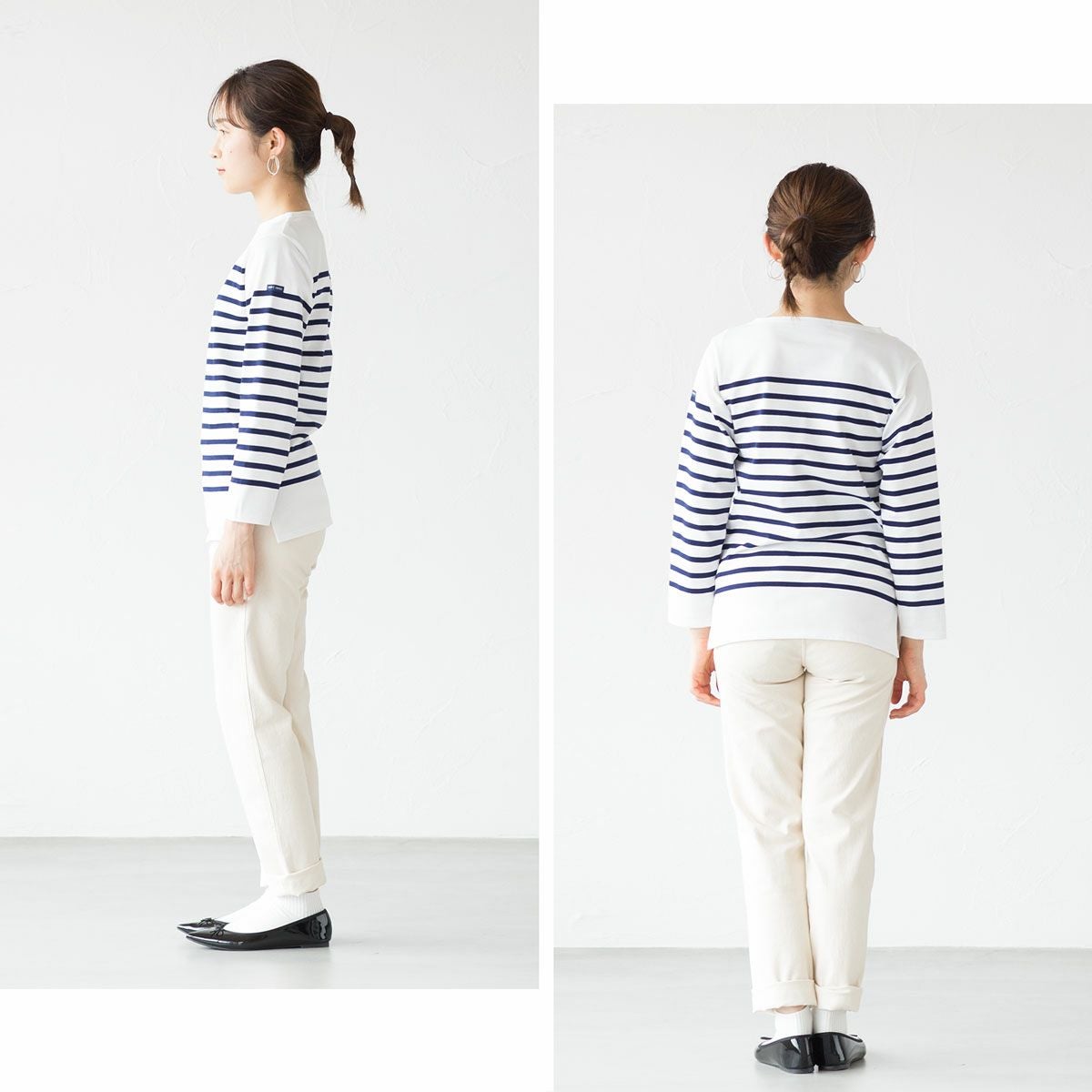 セントジェームス ナバル 長袖 ボーダー Tシャツ SAINT JAMES NAVAL