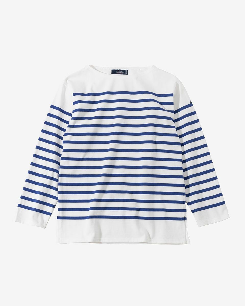 美品✨SAINT JAMES　ボーダーバスクシャツ　ウエッソン　青×白　T4 SAINT JAMES（セントジェームス） Saint Jamesセントジェームスの