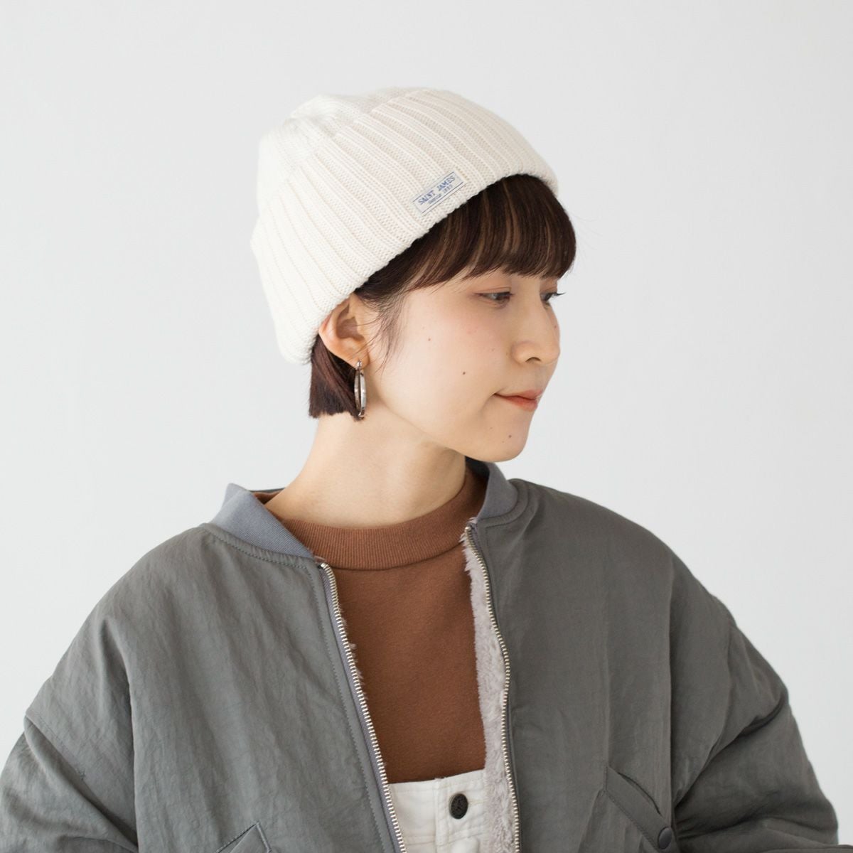セントジェームス 帽子 リブ ニットキャップ SAINT JAMES BARBARESQUE