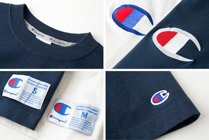 mika764チャンピオン ビッグロゴTシャツ2枚セット Champion（チャンピオン）の「ビッグロゴTシャツ（Tシャツ/カットソー