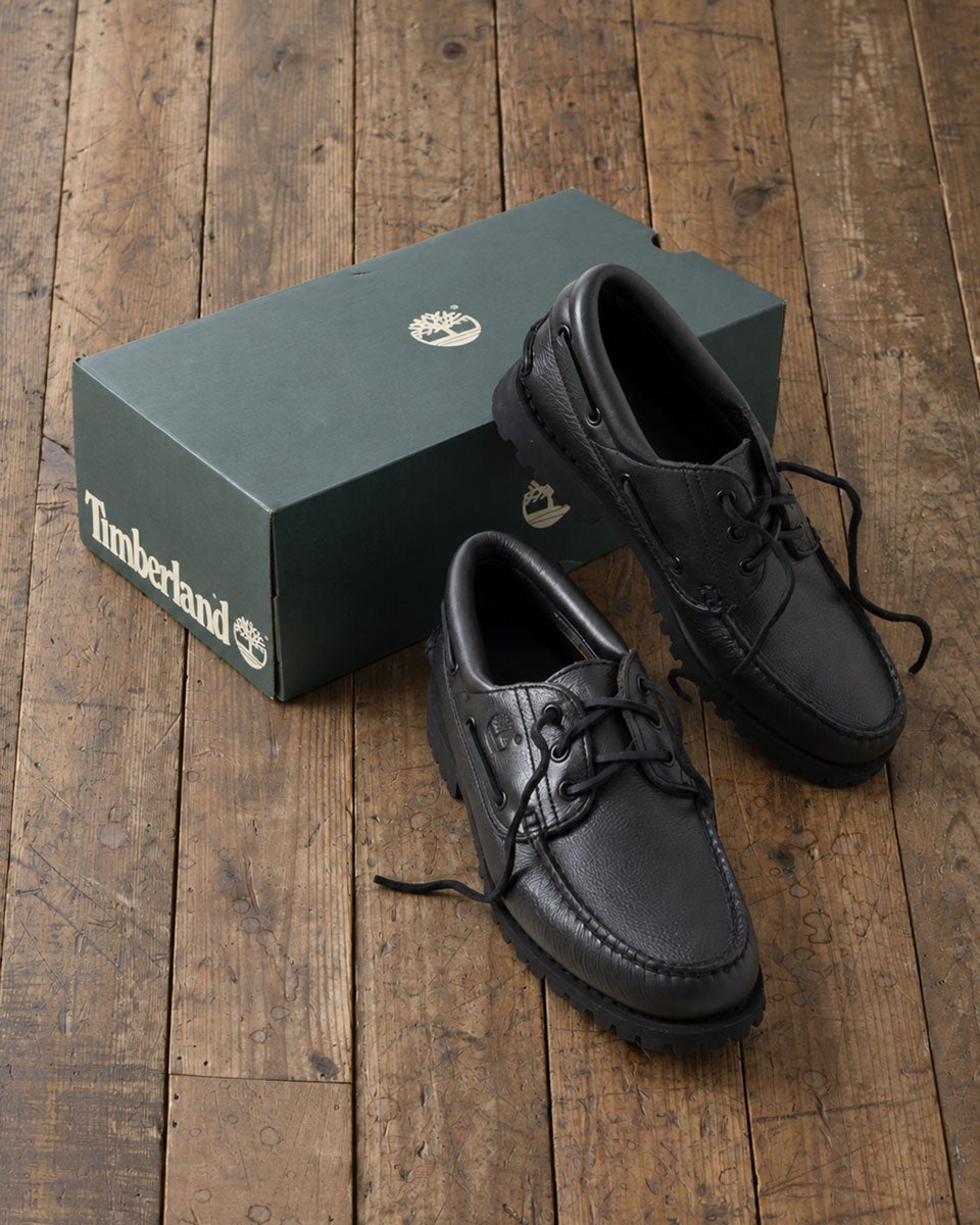 Timberland 3eye ブラック 26.5 cm ティンバーランド スリーアイ クラシックラグ Timberland メンズ