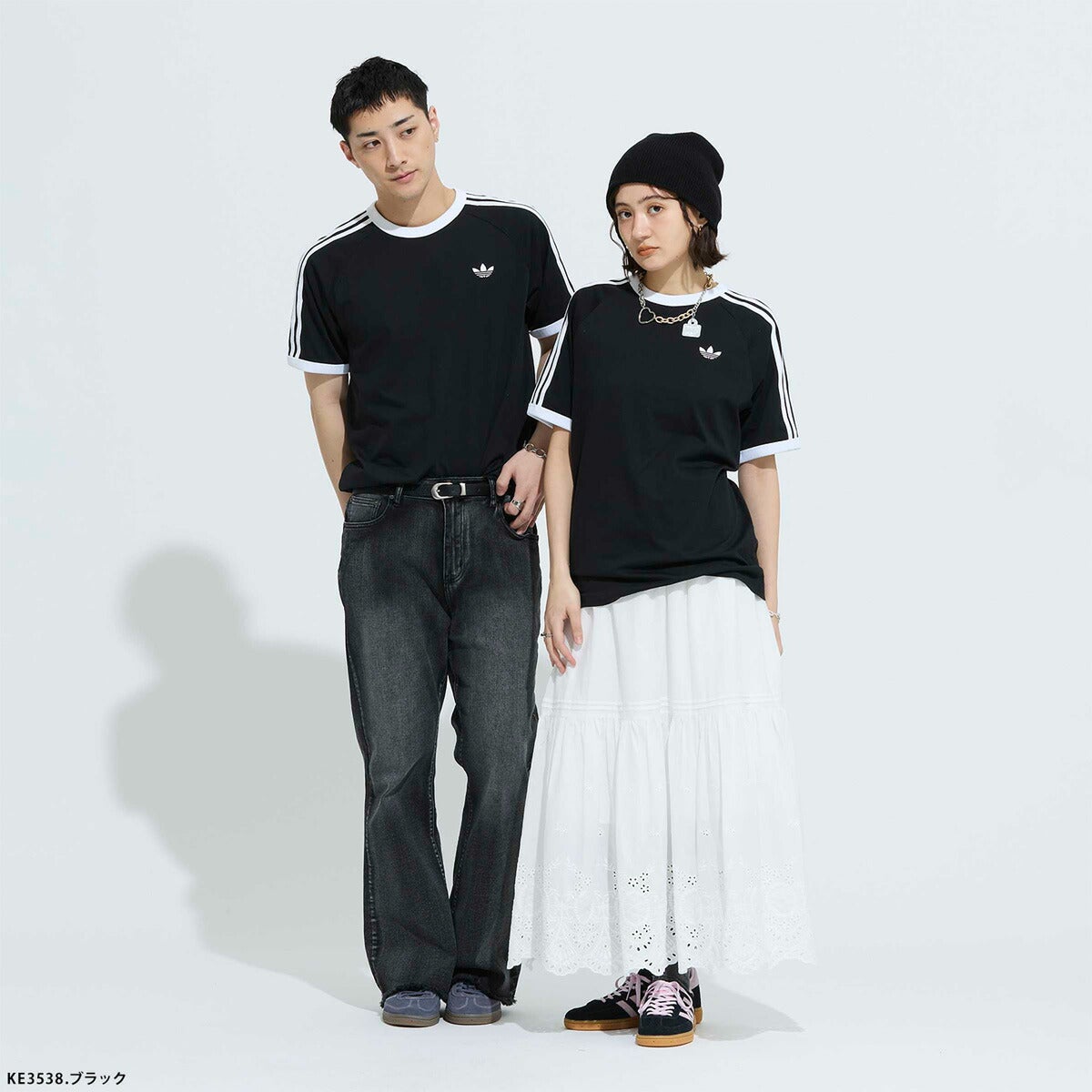 お一人様3枚まで】アディダス adidas Originals Tシャツ 3ストライプ