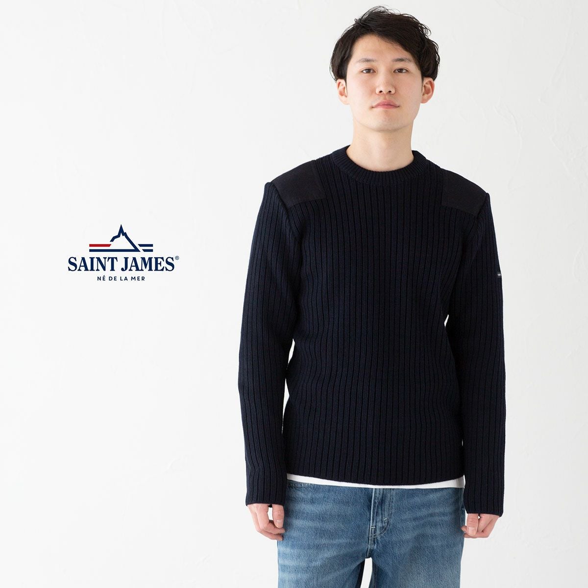 セントジェームス 冬の定番ニット・マリンセーター SAINT JAMES