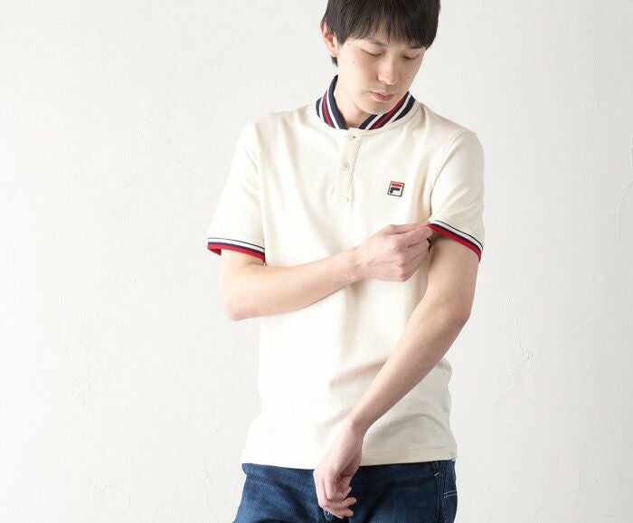 フィラ US企画 スキッパー ヘンリー ポロ FILA SKIPPER HENLEY SHIRT