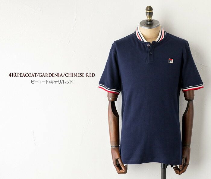 フィラ US企画 スキッパー ヘンリー ポロ FILA SKIPPER HENLEY SHIRT
