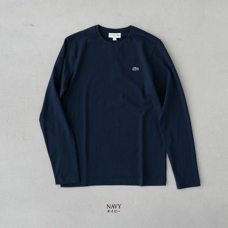 製造中止・日本製あり] ラコステ 長袖 丸首・V首 Tシャツ TH350EM