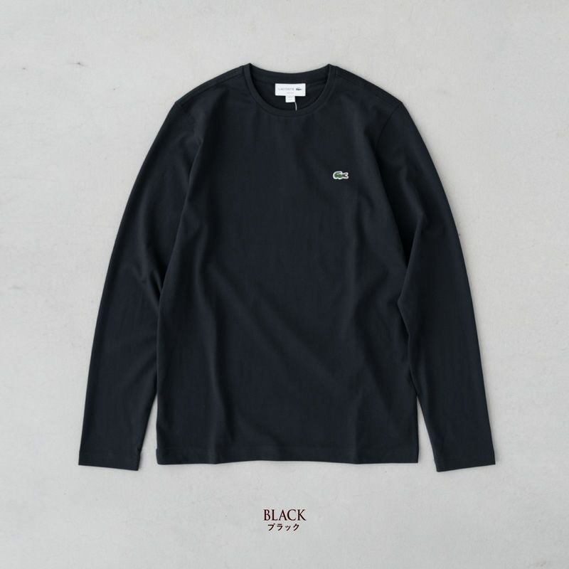 製造中止・日本製あり] ラコステ 長袖 丸首・V首 Tシャツ TH350EM