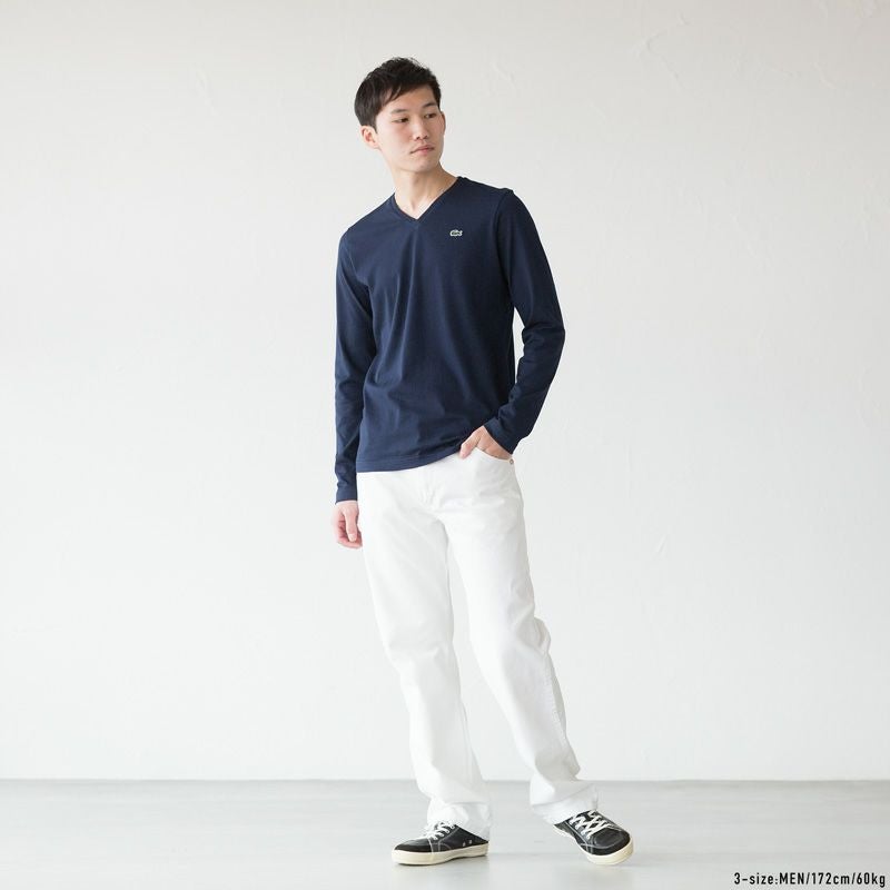 製造中止・日本製あり] ラコステ 長袖 丸首・V首 Tシャツ TH350EM