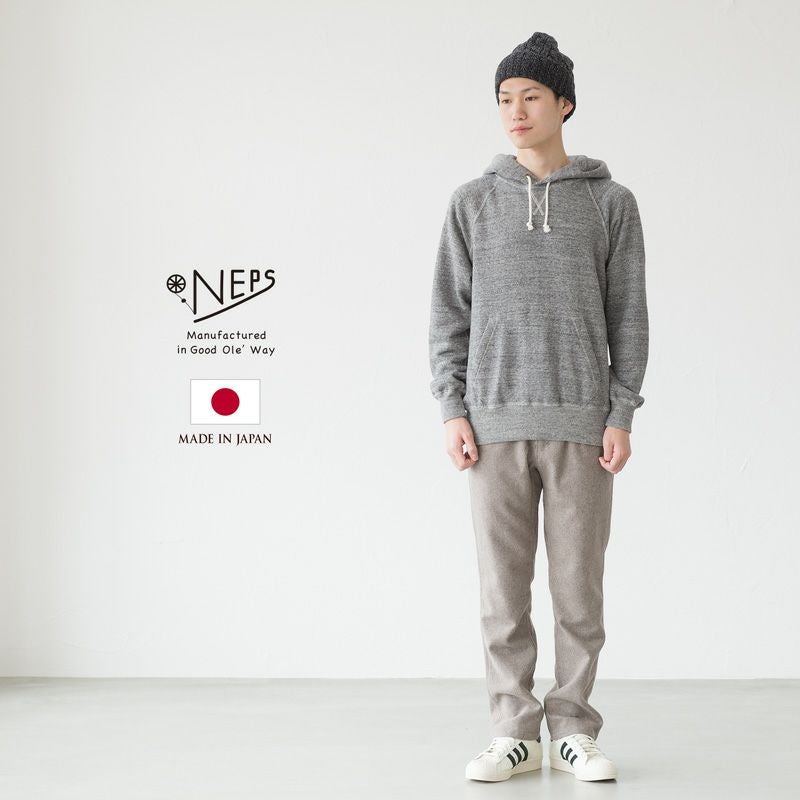 NEPS 吊り編み スウェット パーカー N1451 LOOPWHEEL HOODED SWEAT