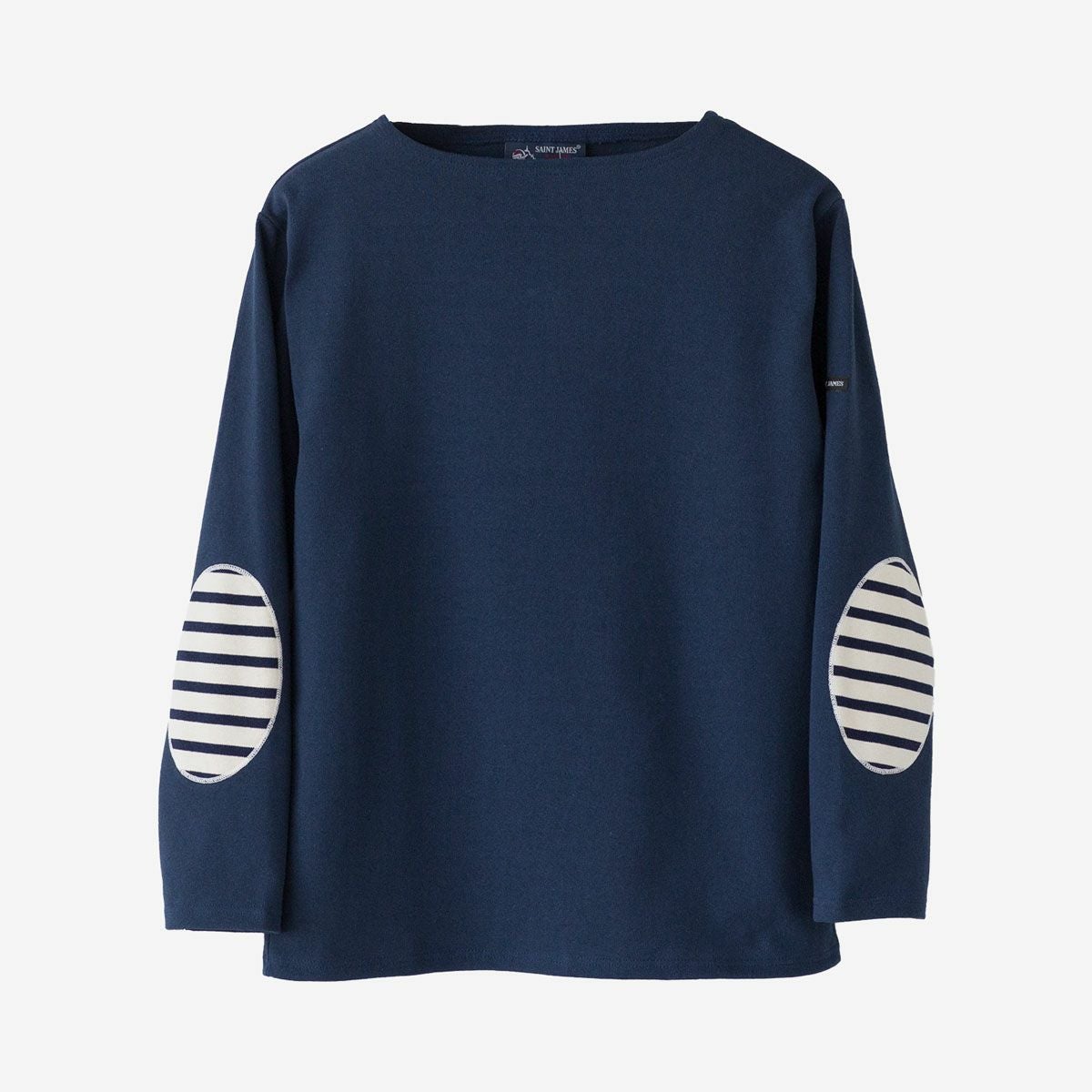 セントジェームス　エルボーパッチバスクシャツ T3 SAINT JAMES(セントジェームス) ウエッソン エルボーパッチバスク