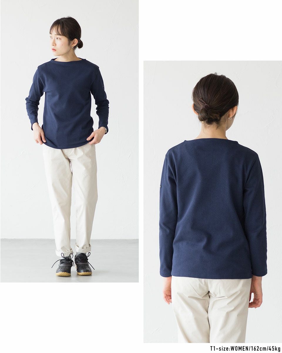 セントジェームス ウエッソン 無地 ソリッド 長袖 Tシャツ SAINT JAMES