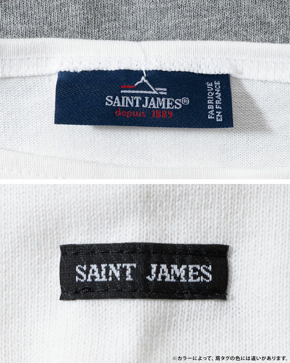 セントジェームス ウエッソン 無地 ソリッド 長袖 Tシャツ SAINT JAMES