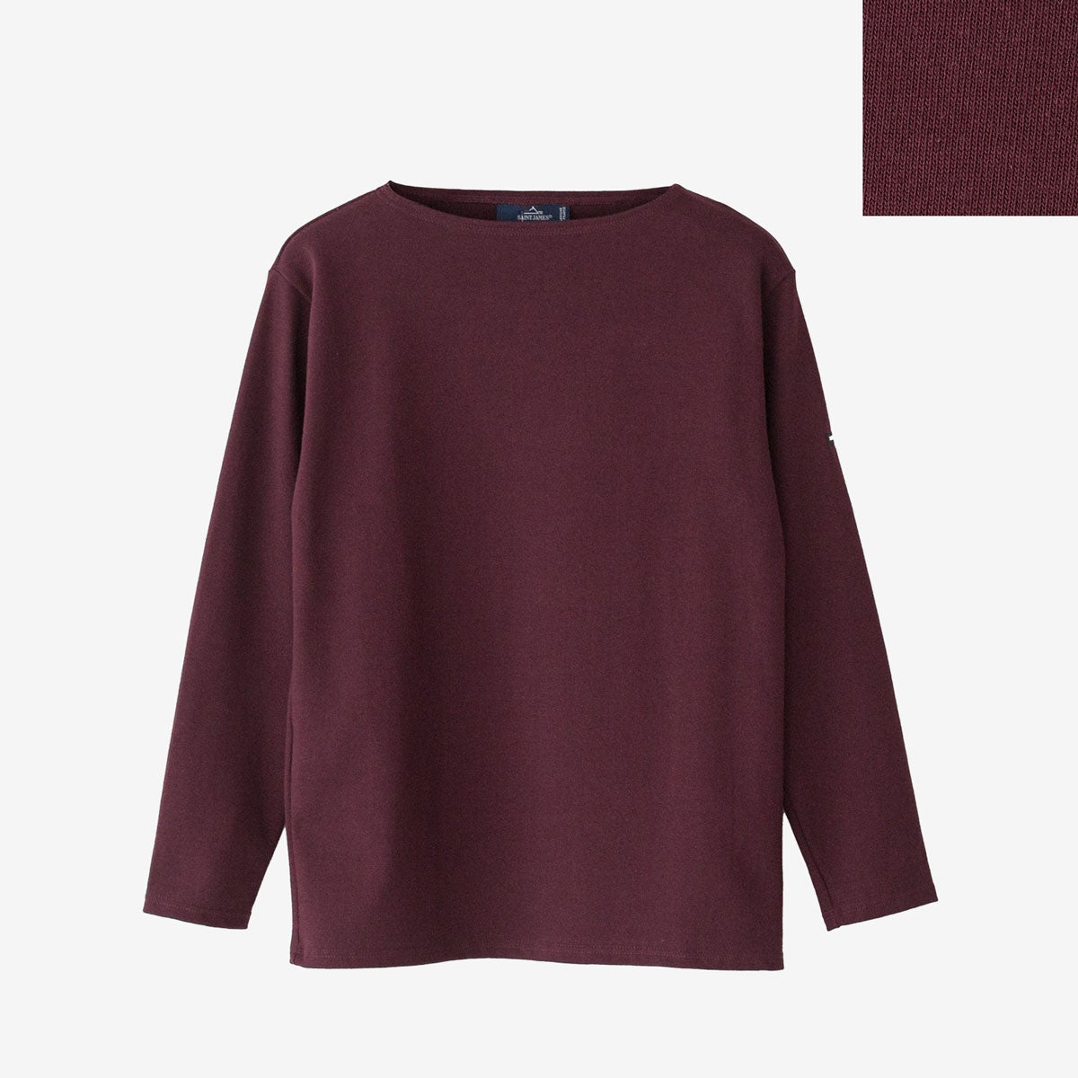 日本正規品 セントジェームス ウエッソン 無地 ソリッド 長袖 Tシャツ