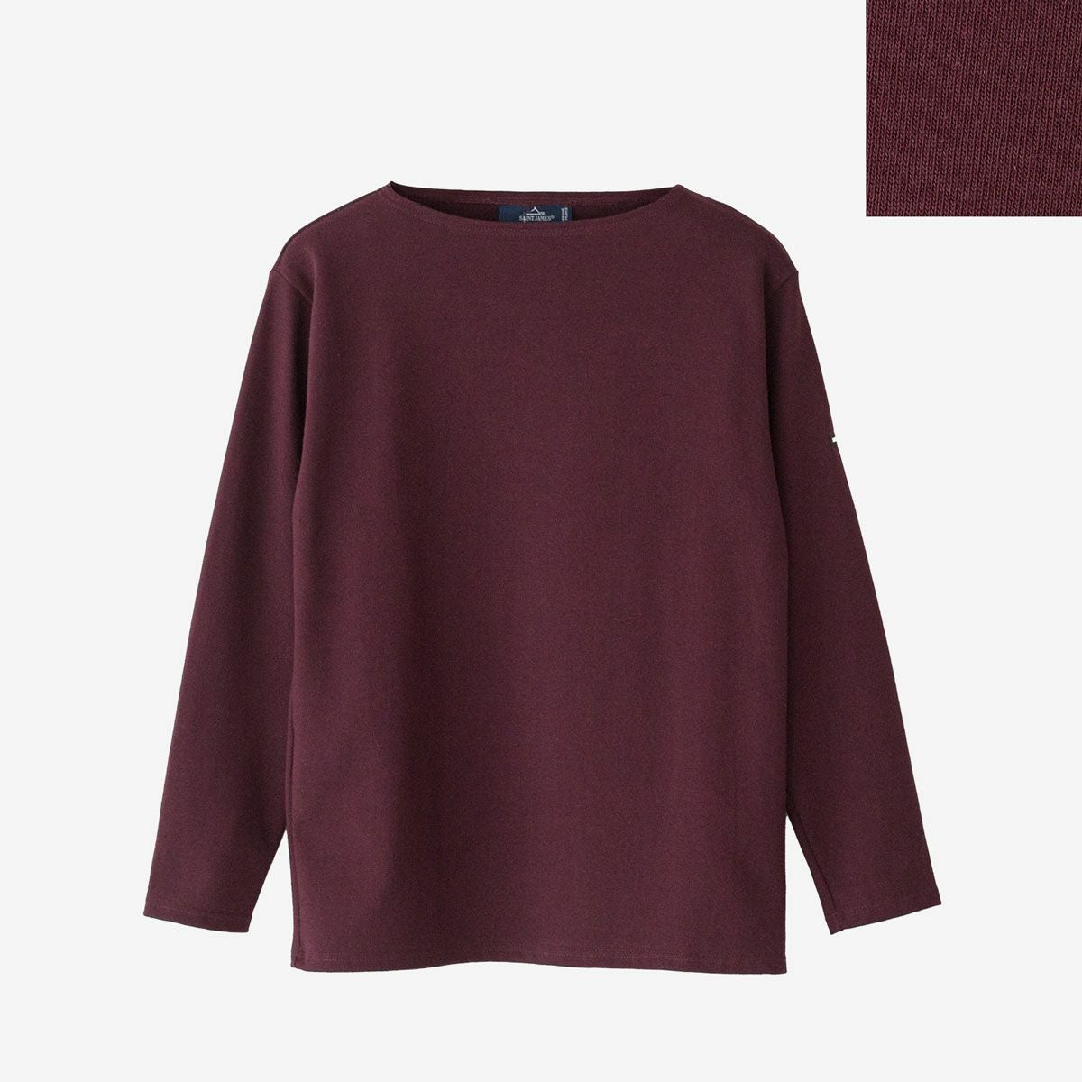 セントジェームス ウエッソン 無地 ソリッド 長袖 Tシャツ SAINT JAMES
