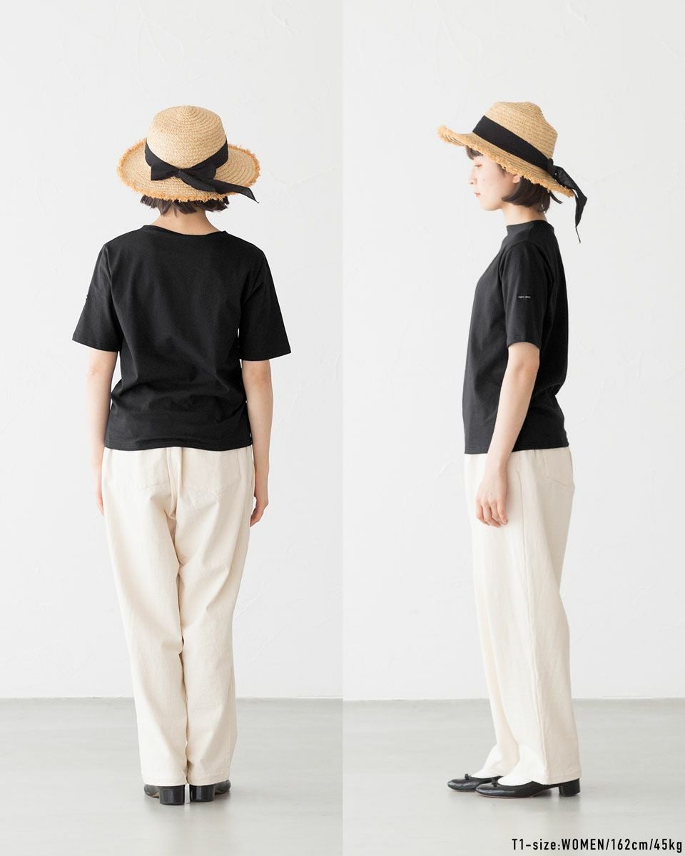 セントジェームス　ピリアック　ホワイト　T3 PIRIAC ピリアック無地半袖Tシャツ /SAINT JAMES(セントジェームス