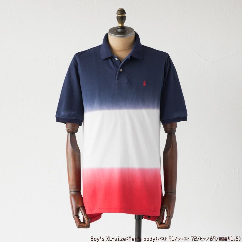 ポロ ラルフローレン ボーイズ タイダイ染め メッシュ ポロシャツ POLO