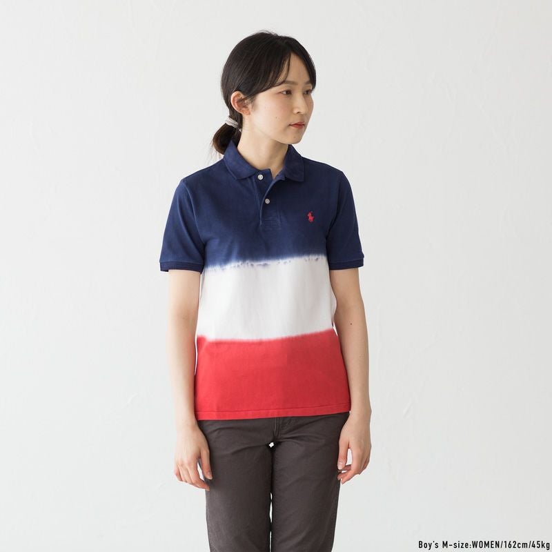 ポロ ラルフローレン ボーイズ タイダイ染め メッシュ ポロシャツ POLO
