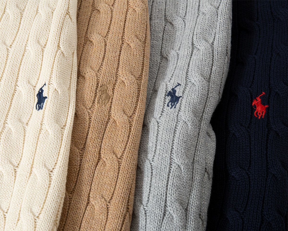 RUGBY BY RALPH LAUREN ケーブル編み ニット セーター POLO RALPH LAUREN（ポロ・ラルフローレン） ポロ ラルフローレン