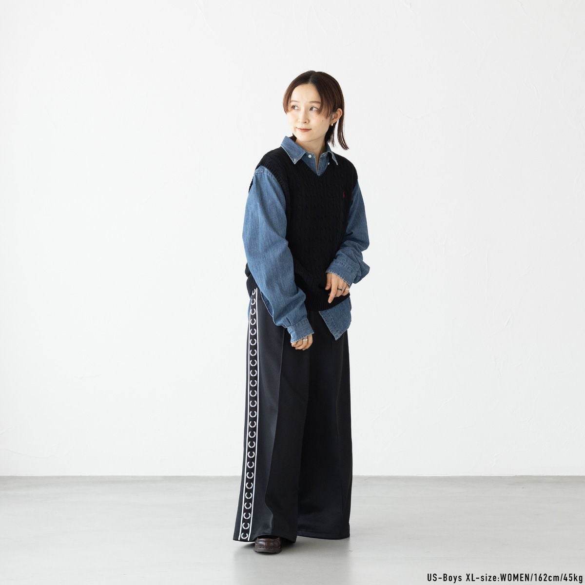POLO RALPH LAUREN ポロラルフローレン コットンベスト XL ケーブルニット コットン クロップド ベスト | POLO RALPH LAUREN