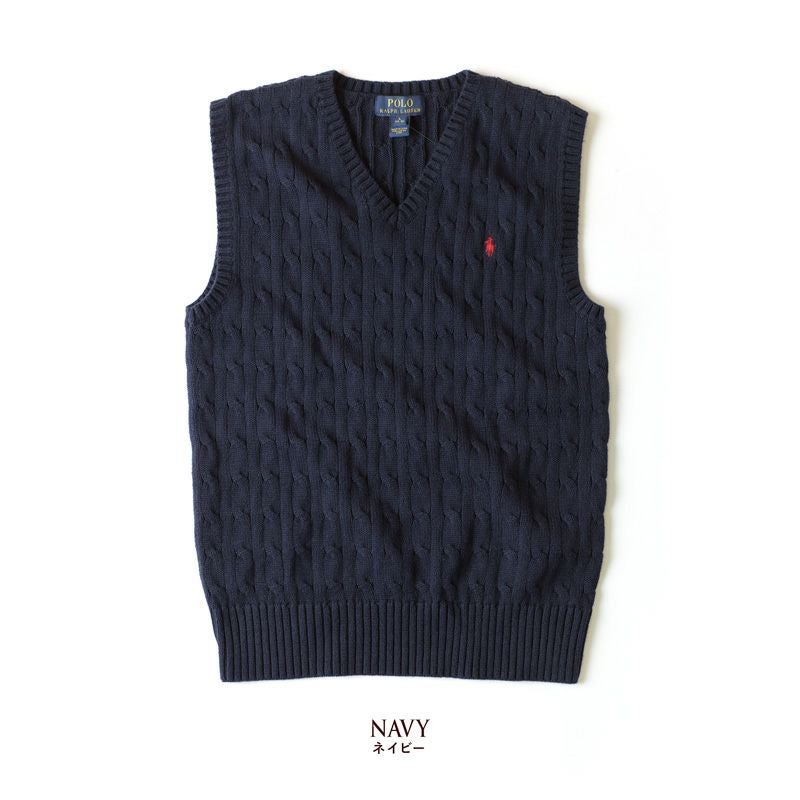 90 00s Polo by Ralph Lauren クリケットセーターベスト コットンブレンド クリケット セーター ベスト | ラルフ ローレン公式