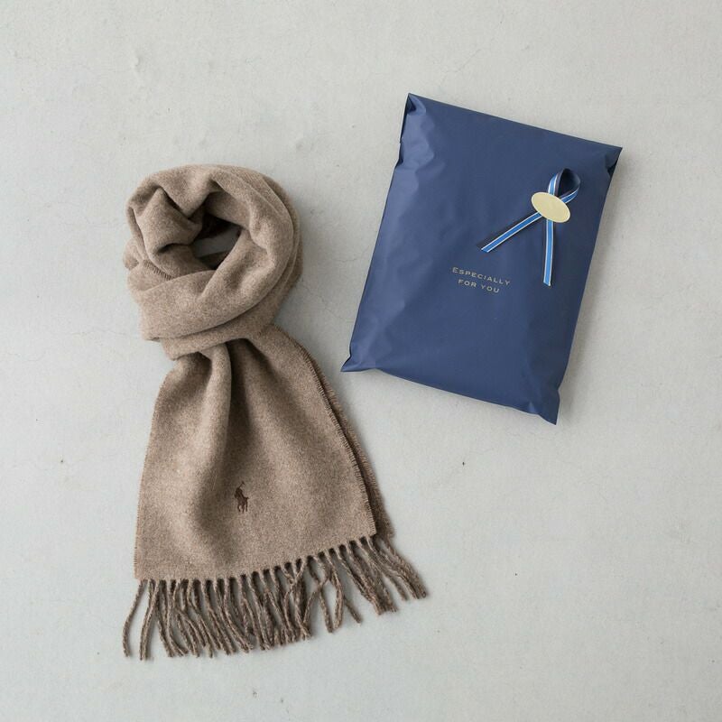 オバティン❣️新品！ポロ　ラルフローレン　マフラー イタリア製】 ポロ ラルフローレン マフラー POLO RalphLauren PC0455