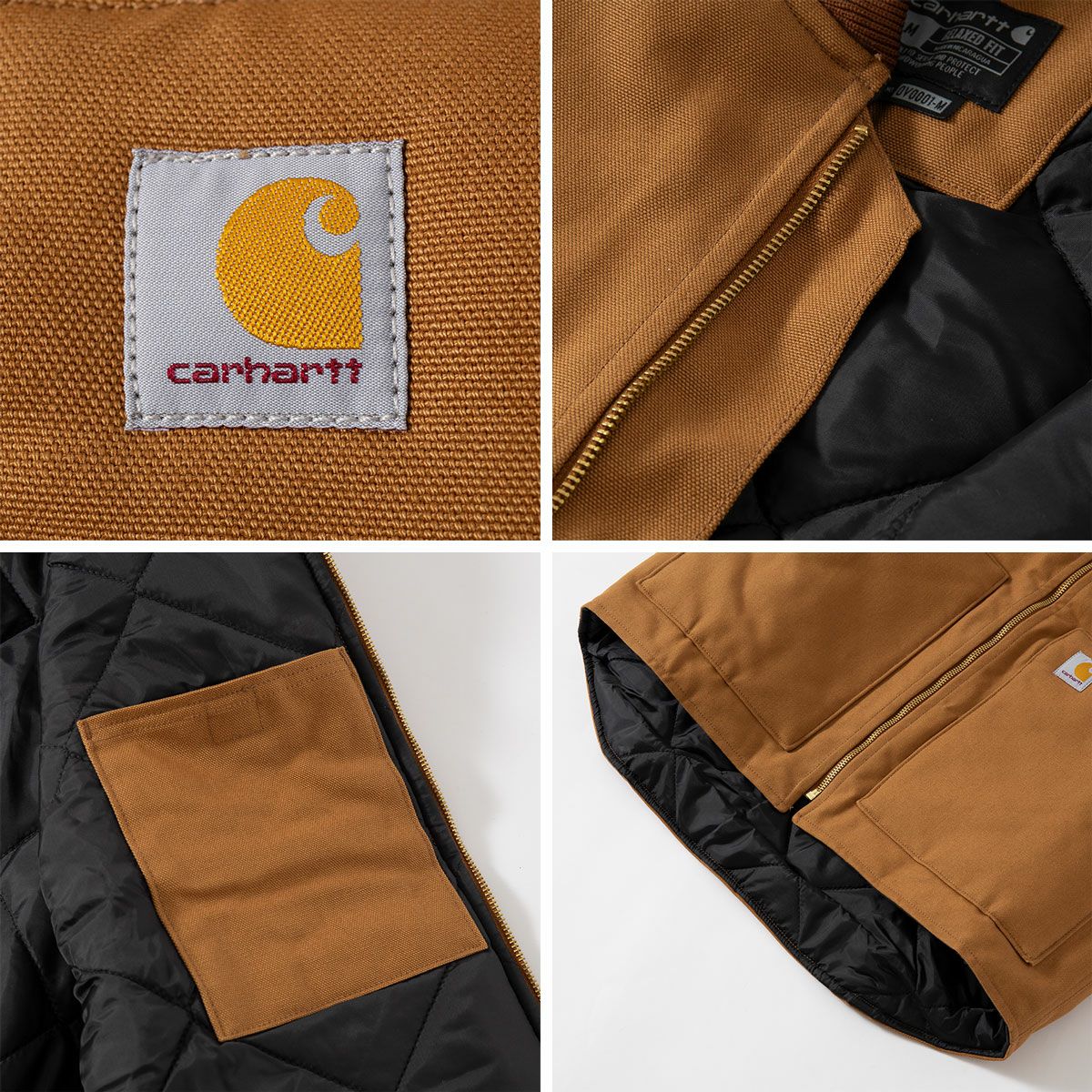 Carhartt カーハート 裏地キルティング ダック地 ベスト S105b Carhartt カーハート 裏地キルティング ダック地 ベスト S105b - メルカリ
