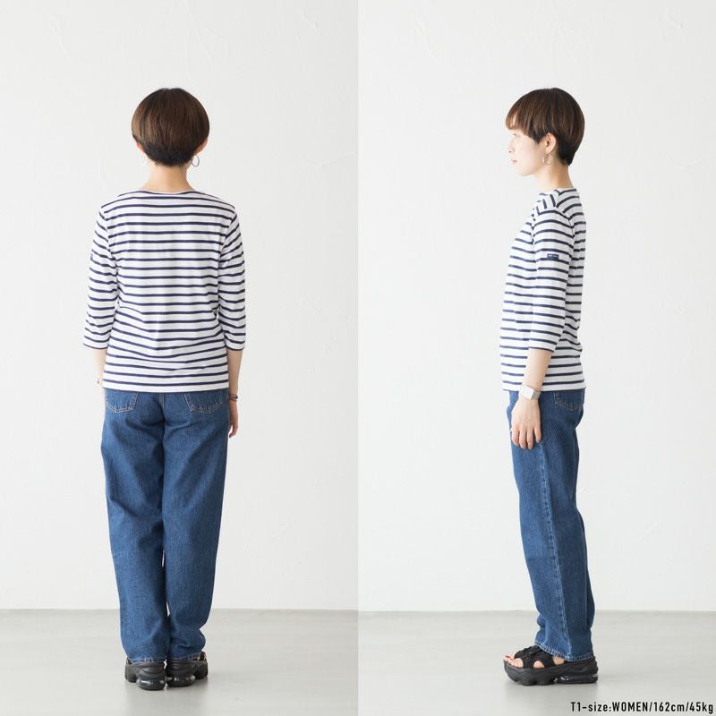 セントジェームス モーレ 七分袖 Tシャツ [ボーダー] 08JC183-1R