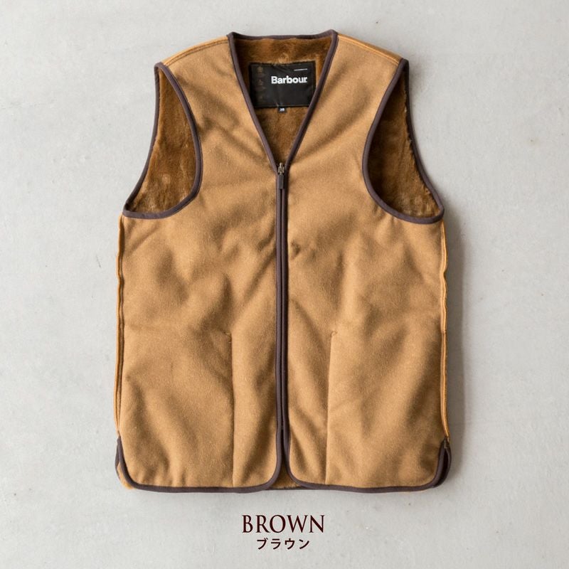 Barbour バブアー ファーライナー ベスト ジップイン 20%OFF】バブアー フロントジップ ファー ライナー ベスト [SLシリーズ