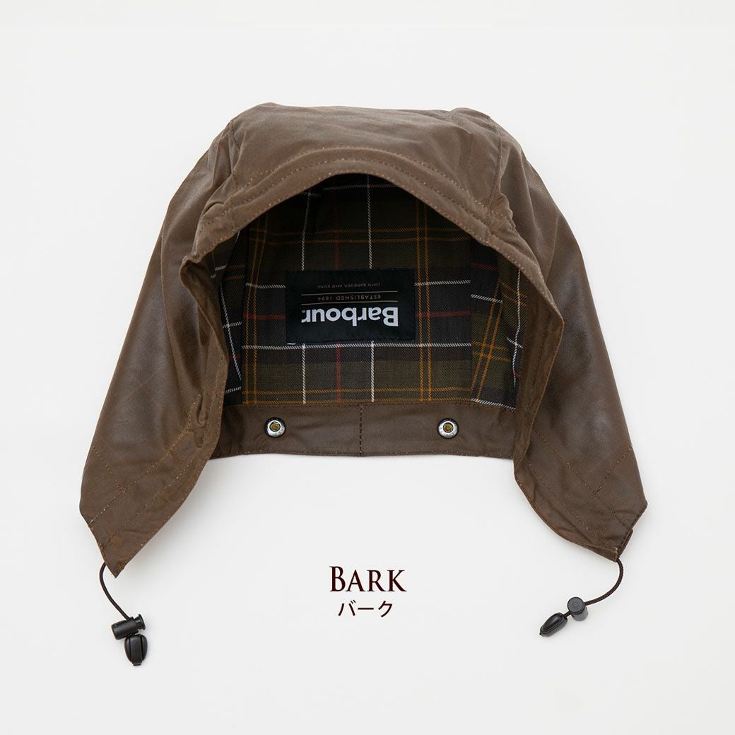 Barbour バブアー クラシック デタッチャブル フード セージ 2クラウン Barbour（バブアー） フード ワックスド オイルド コットン MHO0004