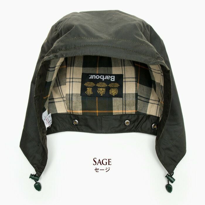 バブアー フード Barbour ワックスド オイルド コットン MHO0004