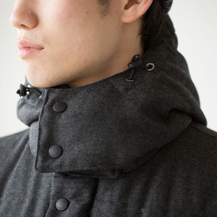 20%OFF】フィデリティ ヘリンボーン ウール ダウンジャケット FIDELITY