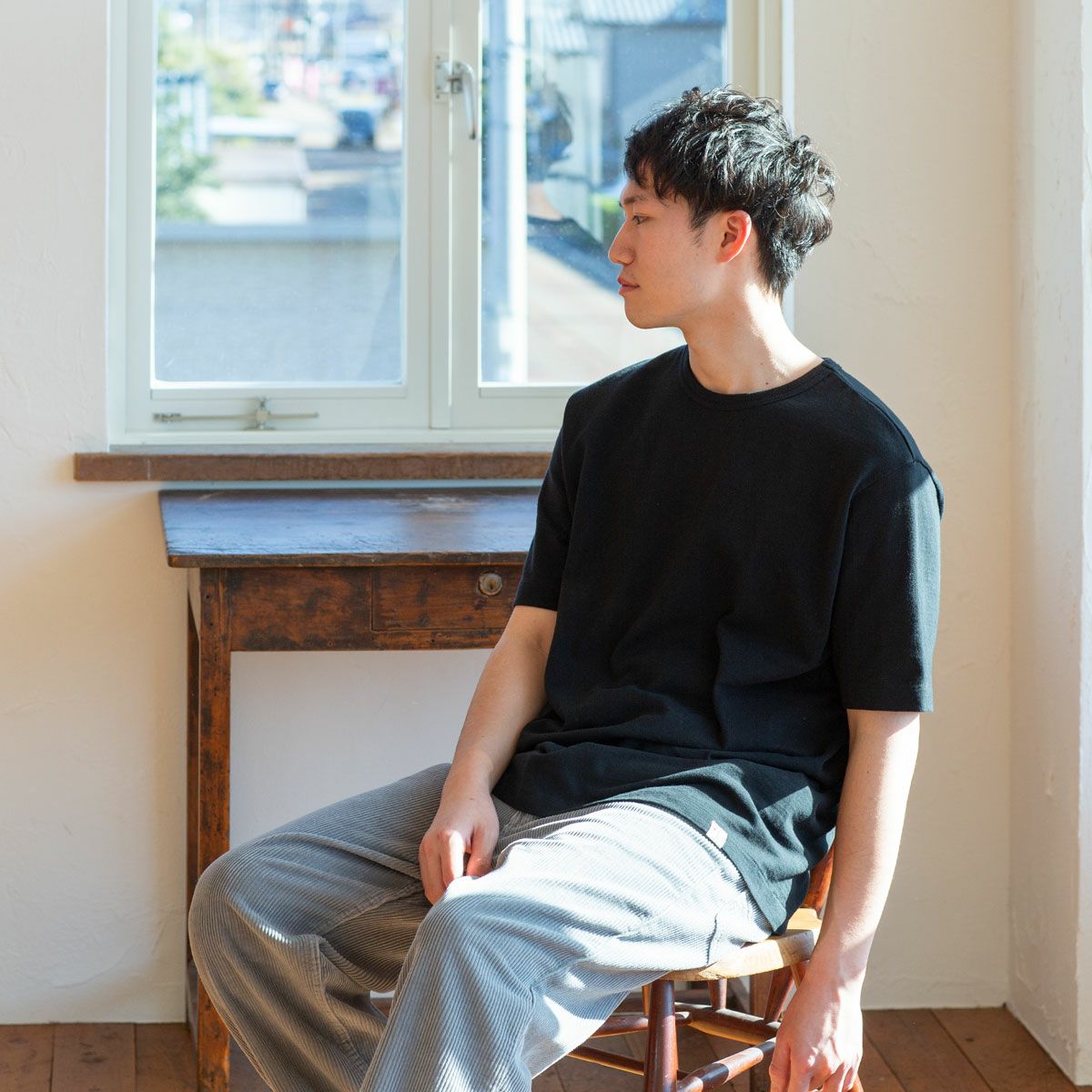 NEPS 熟成綿 吊り編み 半袖 Tシャツ N1111 AGING COTTON LOOPWHEEL TEE