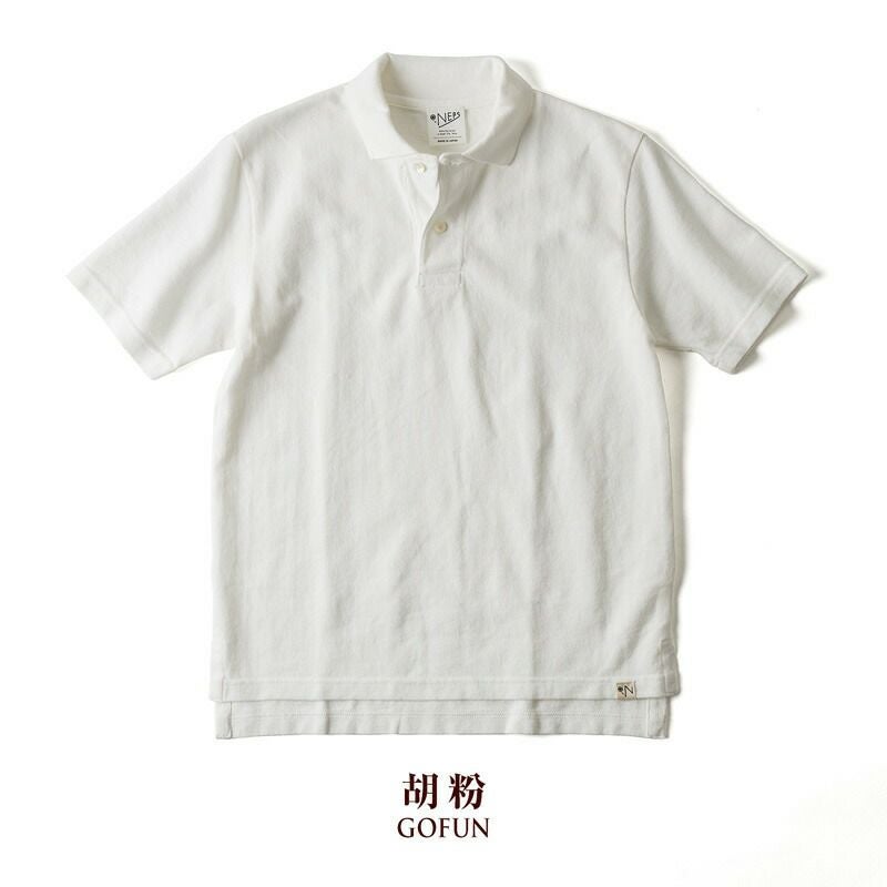 NEPS 吊りカノコ 吊り編み ポロシャツ N1201 LOOPWHEEL PIQUE POLO