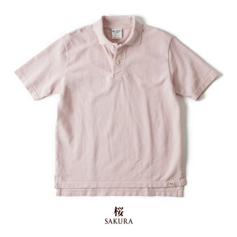 NEPS 吊りカノコ 吊り編み ポロシャツ N1201 LOOPWHEEL PIQUE POLO