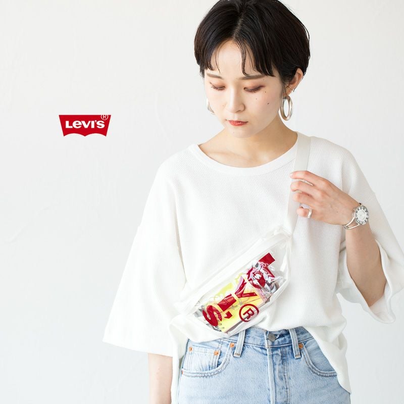 KITH LEVI’Sデニム柄 ボディバック Levi's - Kith × Levi's Salt Bleach Crossbody Bagの通販 by takeru
