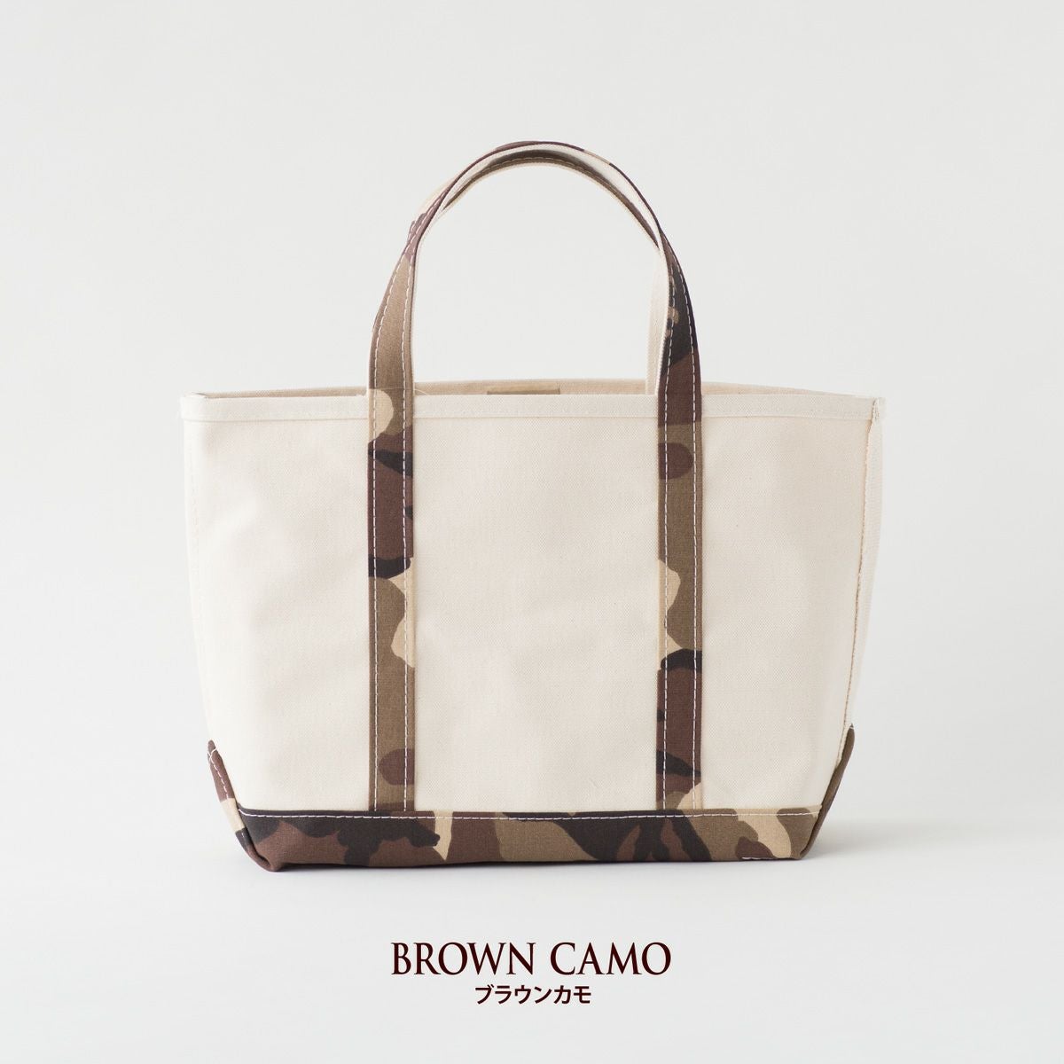 【良品】90's エルエルビーン ボートアンドトート ミディアム ブラウン 90's L.L BEAN Leather Handle Canvas Tote BAG BROWN/LARGE 90年代
