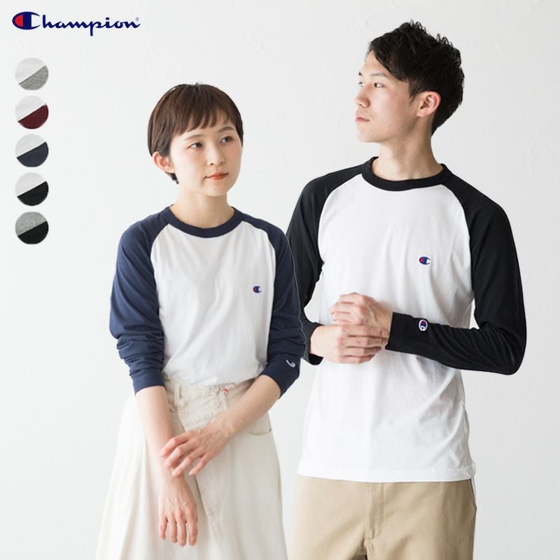 チャンピオン ベーシック ラグラン ロングスリーブ Tシャツ C3-P402