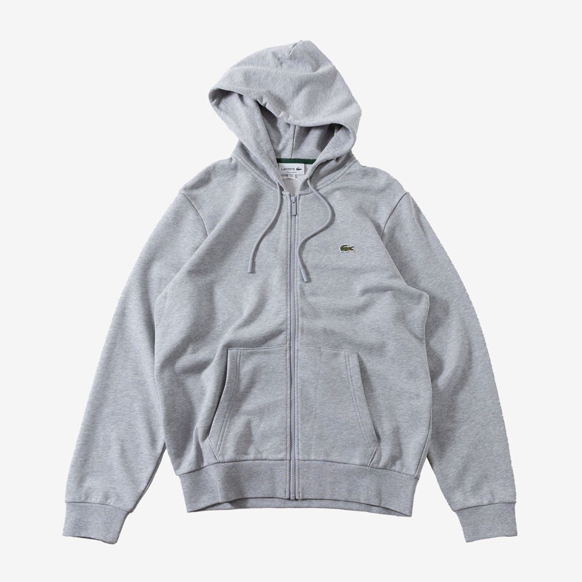 ラコステ ジップパーカー LACOSTE エッセンシャル ジップスウェット