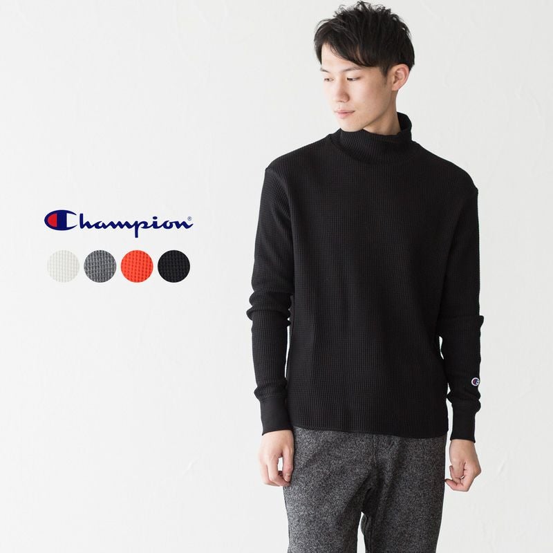 チャンピオン タートルネック ロングスリーブ Tシャツ C3-Q413 長袖 チャンピオン タートルネック ロングスリーブ Tシャツ C3-Q413 長袖